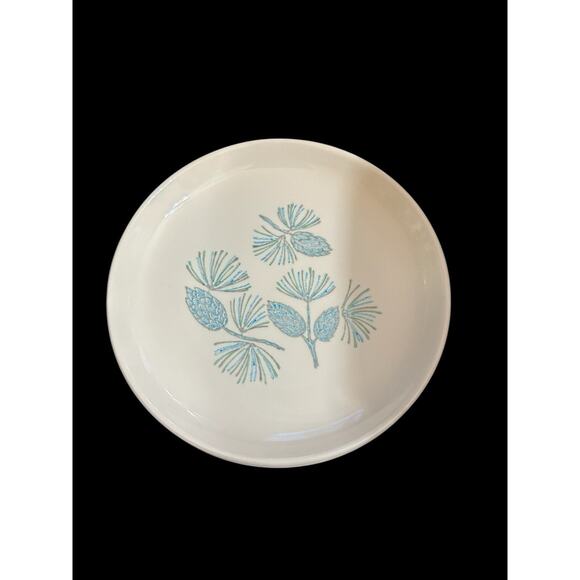 Vintage 1950’s Marcrest Stetson BLUE SPRUCE Bread and Butter Plates Set of 7 - Picture 3 of 5